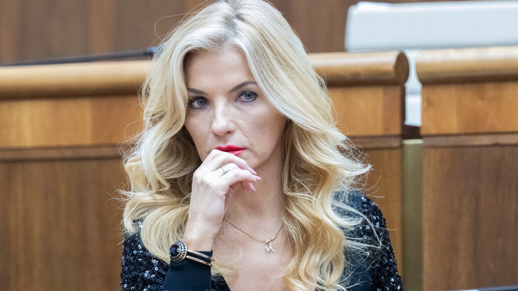 Ministerka kultúry SR Martina Šimkovičová (nominantka SNS).