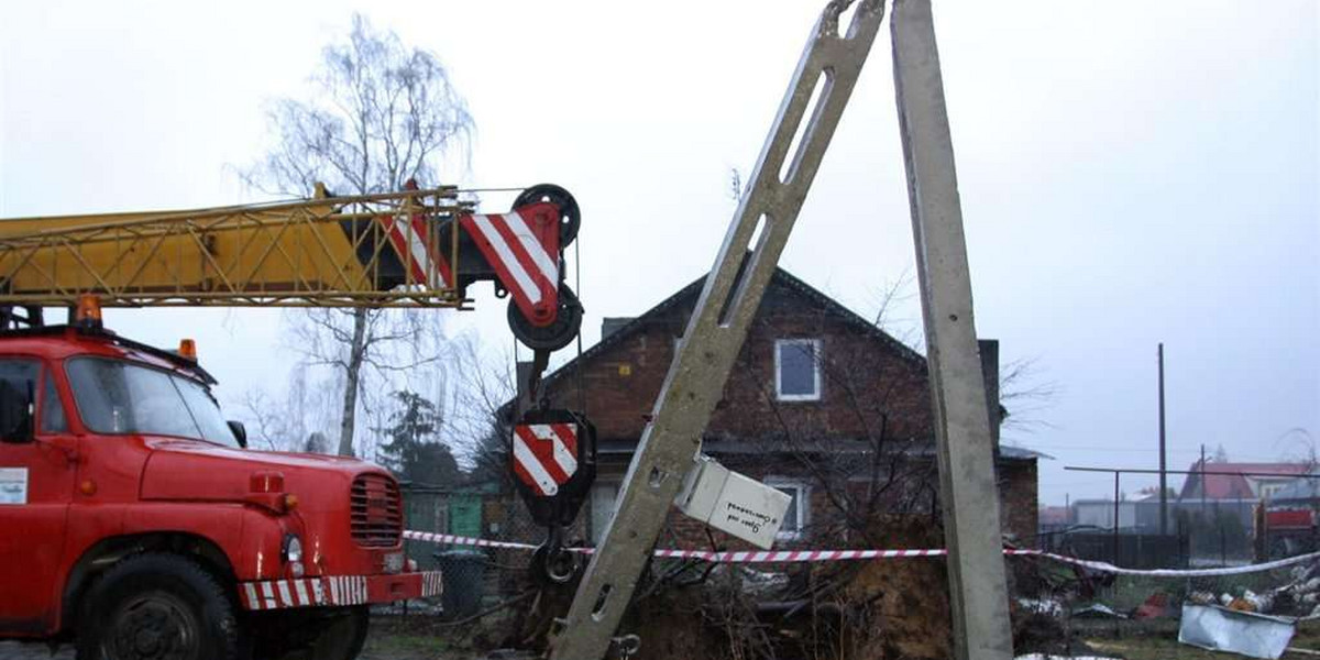 Wichury na Dolnym Śląsku. Setki osób bez prądu