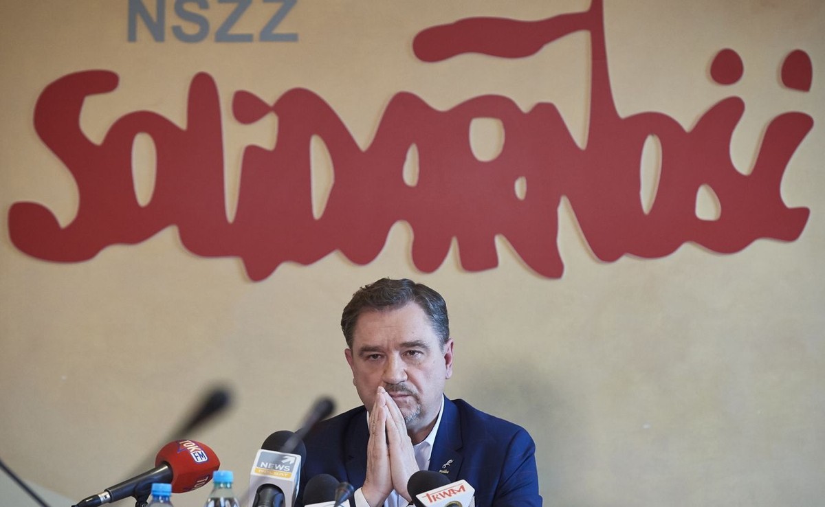 Przewodniczący Solidarności Piotr Duda