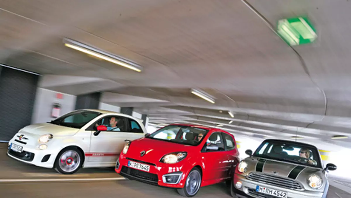 Fiat 500 Abarth, Mini Cooper i Renault Twingo RS - Maluchy chcą się bawić