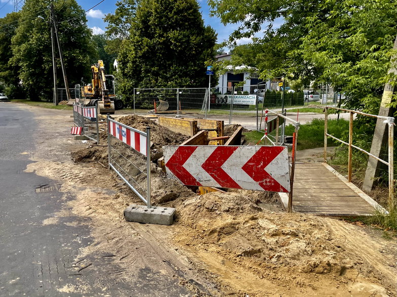 Prace ŁSI na ul. Telefonicznej