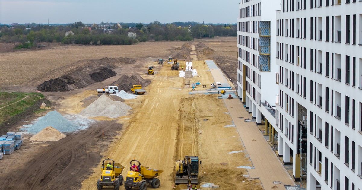 Aleja Architektów rośnie w oczach
