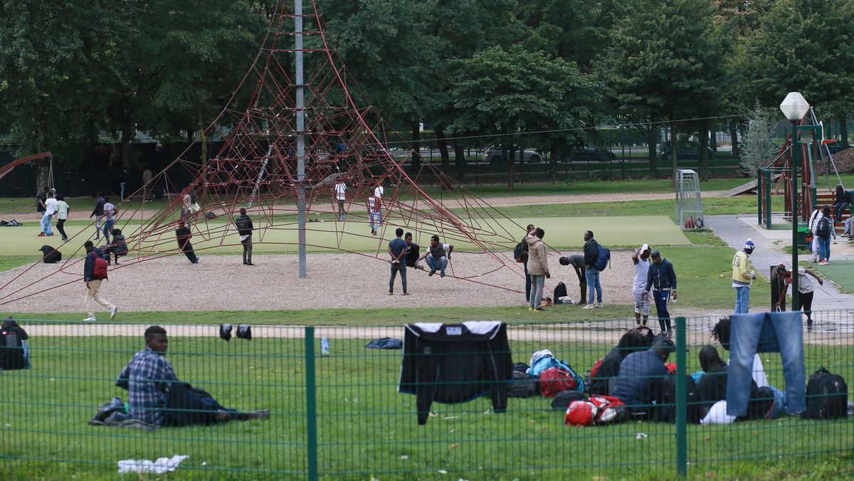 Obóz imigrantów w Maksymilian Park