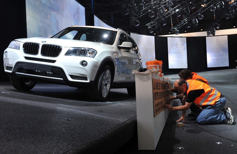 Paris Motor Show - od 2 października będzie można oglądać samochody najlepszych marek – BMW X3.  Fot: Antoine Antoniol/Bloomberg