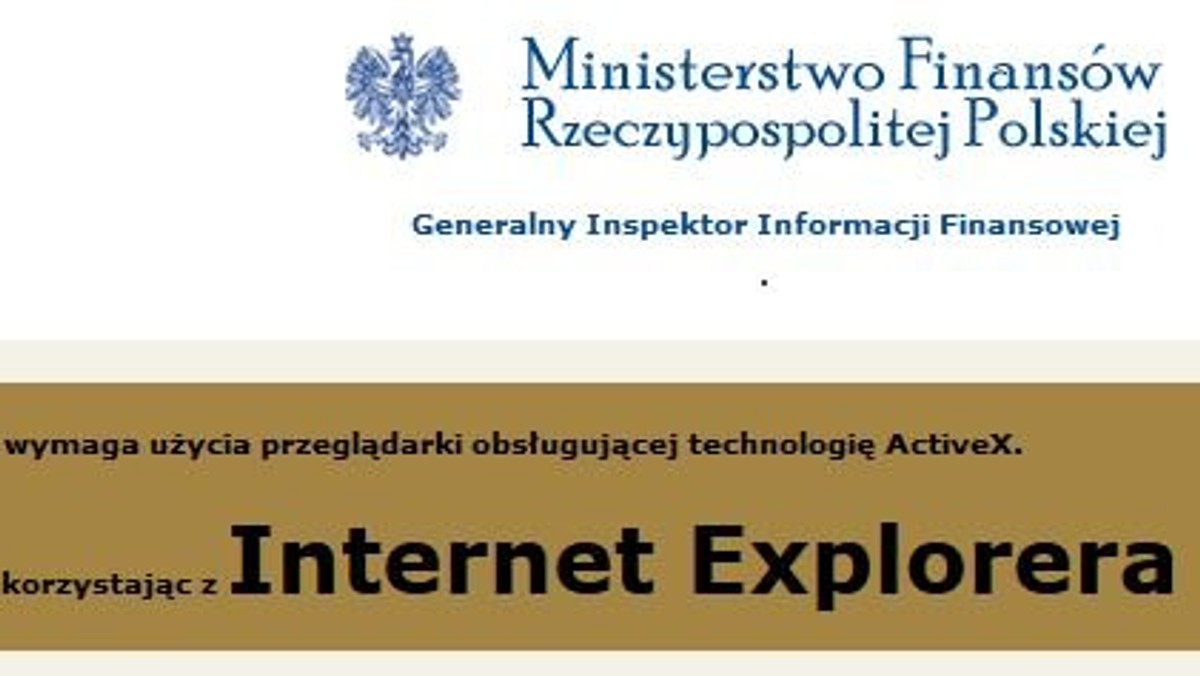 Prawnik i dziennikarz obywatelski Piotr "VaGla" Waglowski słynący w sieci z tropienia prawnych i urzędniczych absurdów odkrył kolejną groteskową sprawę. Okazuje się, że strona Generalnego Inspektora Informacji Finansowej jest czynna od 8:30 do 15:30.