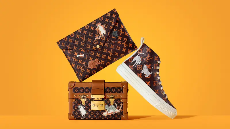 Louis Vuitton i Grace Coddington prezentują &quot;kocią&quot; kolekcję