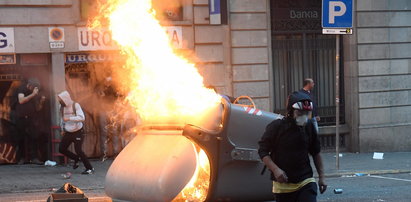 Zamieszki w Barcelonie. Straty szacowane na ponad 2,5 mln euro