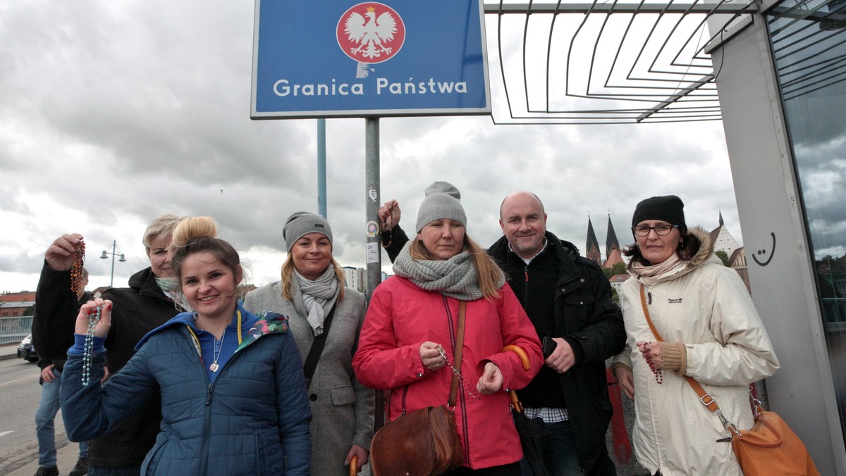 Różaniec na granicy polsko-niemieckiej