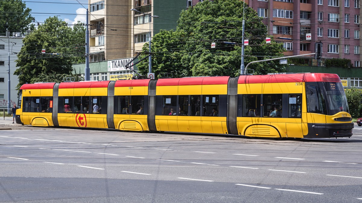 Tramwaj na warszawskiej Woli