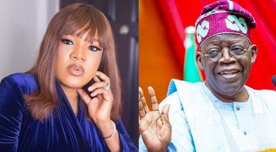Toyin Abraham gets mixed reactions for showing support for Tinubu