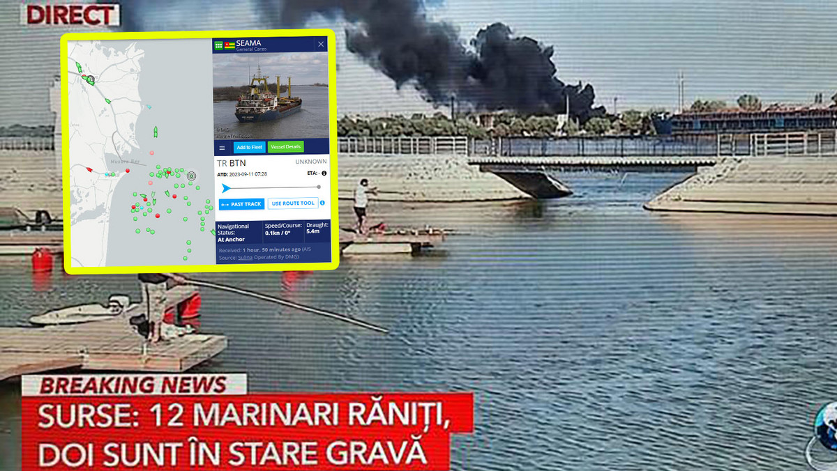 Eksplozja na statku w Rumunii. Załoga ewakuowana