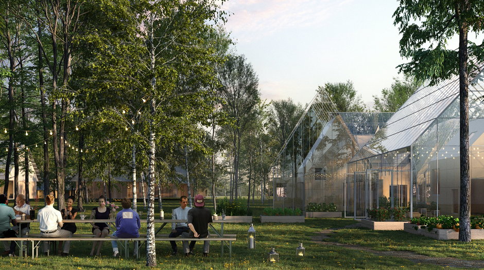 Nowe osiedle "Naturbyen" w Danii. Zaprojektowało je studio EFFEKT