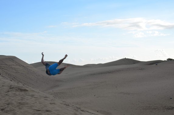 Wydmy w Maspalomas. Gran Canaria.