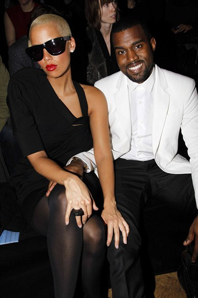 Amber Rose i Kanye West (fot. Getty Images)