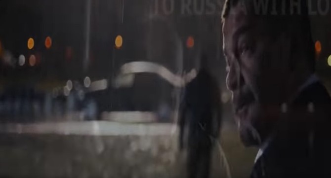 Kao kriminalac Golub u "Južnom vetru" 2018. 