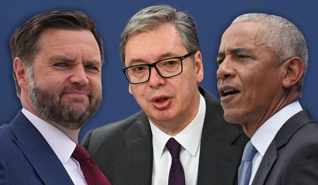 Aleksandar Vučić Barak Obama i Džej di Vens