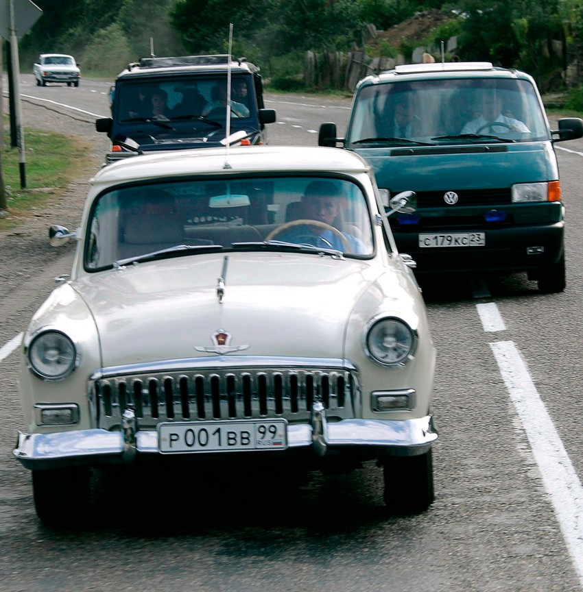 Vladimir Putin u Volgi GAZ M21