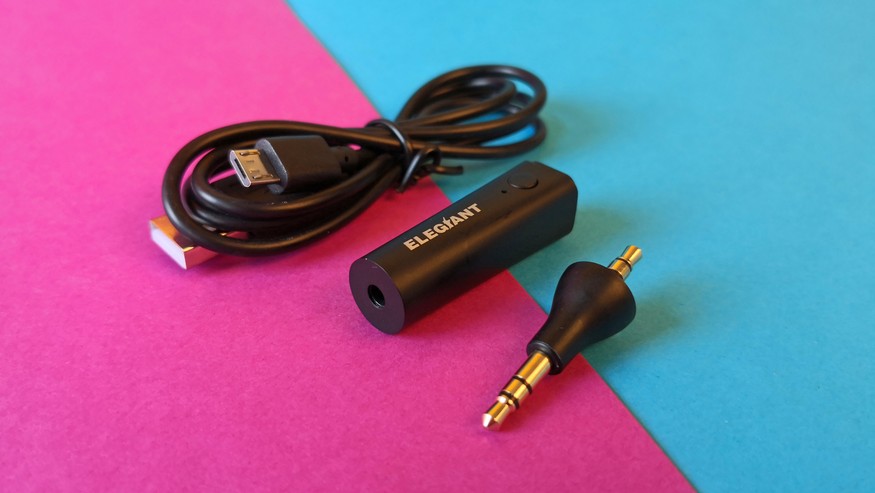 Kleine Empfänger mit Akku eigenen sich perfekt für die mobile Nutzung mit kabelgebundenen Kopfhörern.