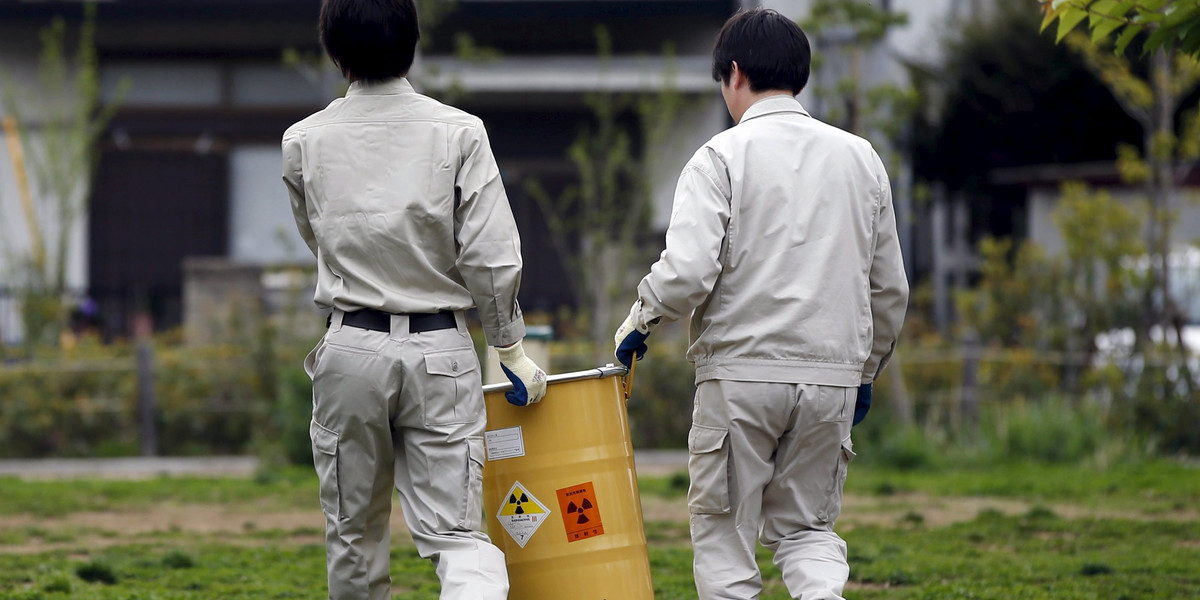 Skażenie radioaktywne w parku w Tokio