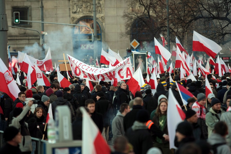 Obchody Święta 11 listopada w Warszawie, fot. PAP/Leszek Szymański