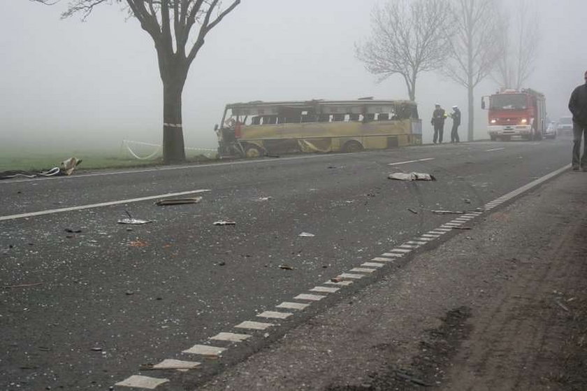 40 osób rannych pod Inowrocławiem. Wypadek autokaru pod Inowroławiem. Ranni w wypadku autokaru pod Inowrocławiem
