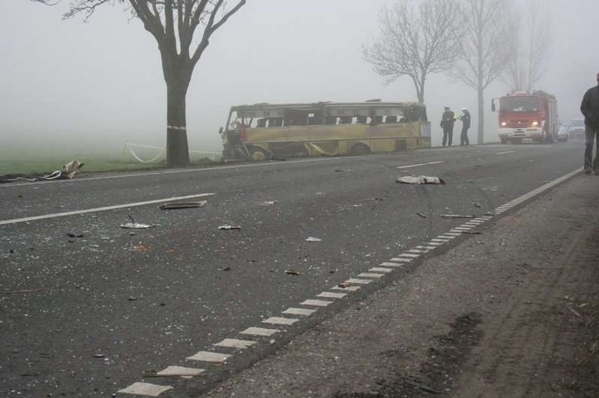 40 osób rannych pod Inowrocławiem. Wypadek autokaru pod Inowroławiem. Ranni w wypadku autokaru pod Inowrocławiem