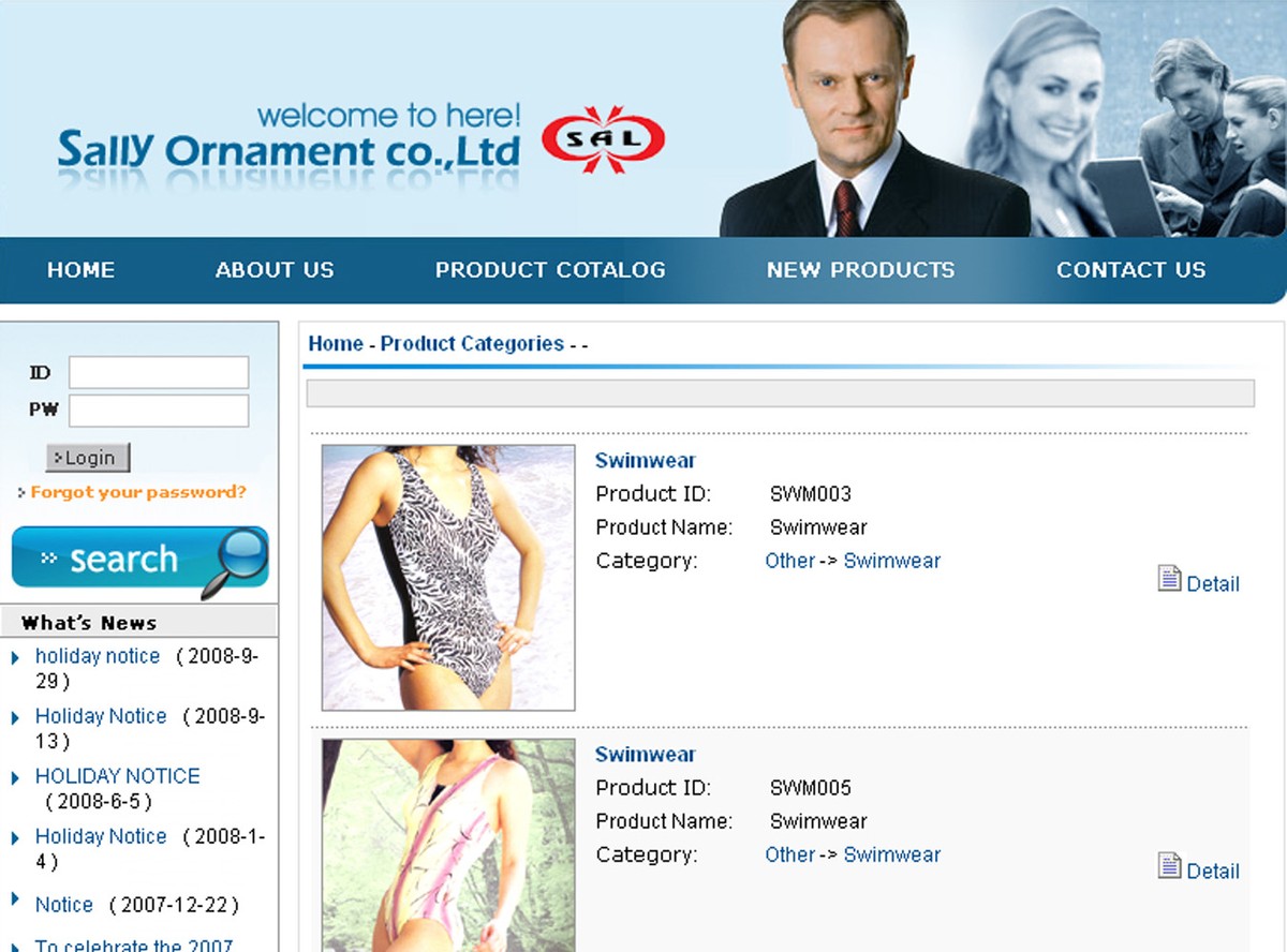 Nasz premier reklamuje chińską bieliznę