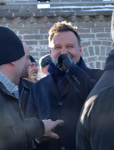 Andrzej Duda na Wielkim Murze Chińskim