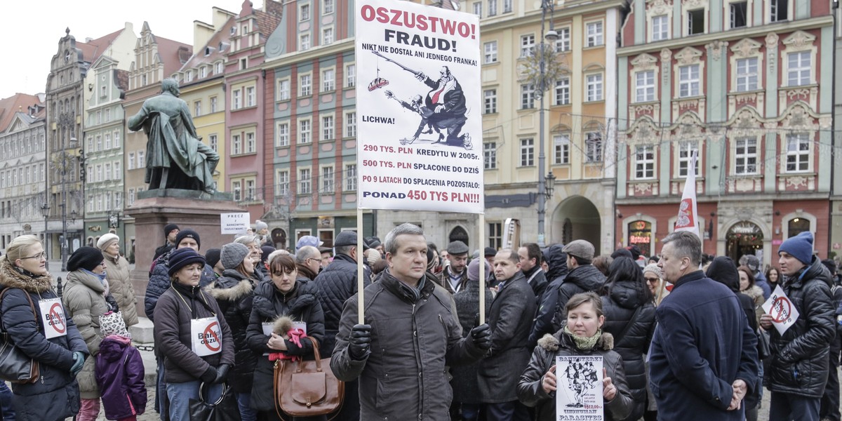 Protest frankowiczów