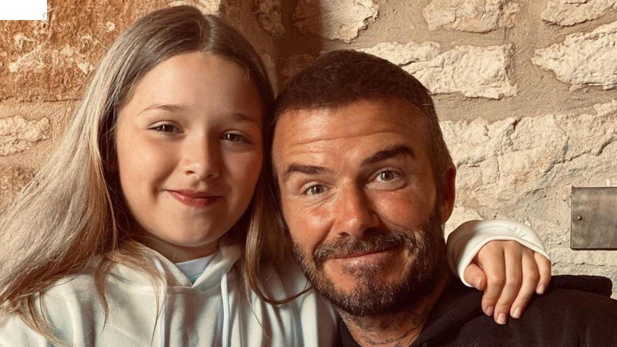 Harper Beckham  w sukience bez ramiączek. Zdjęcie wywołało burzę