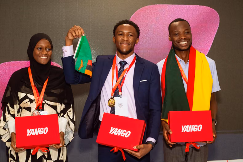 In the individual category, Fredrick Mwepu of Zambia won the USD 1,500 Best Individual Project award for RoboCore Zambia