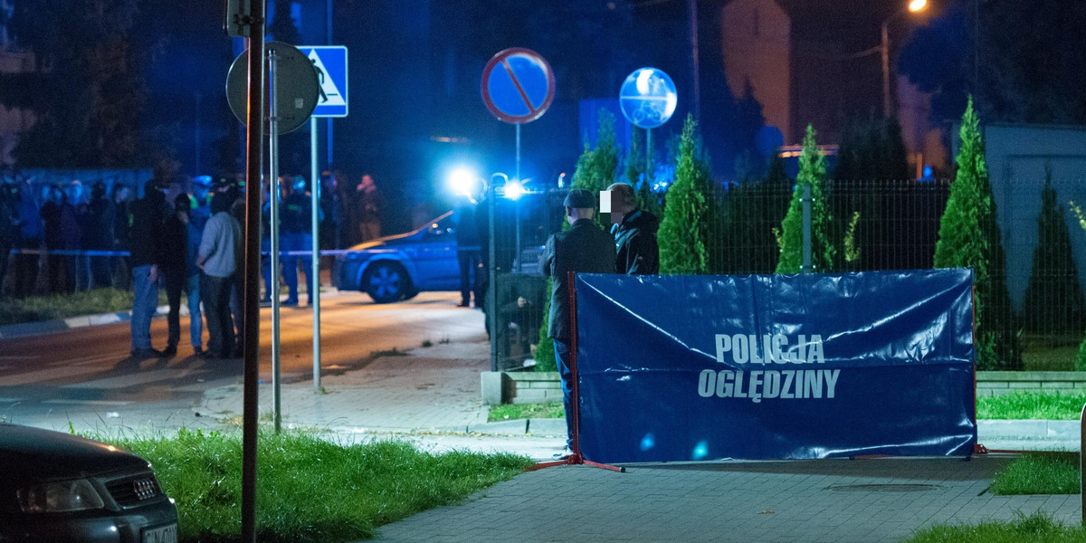 Strzelanina w centrum Poznania. Napastnik wyrwał broń 