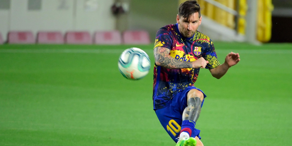 Leo Messi chroni się przed wirusem