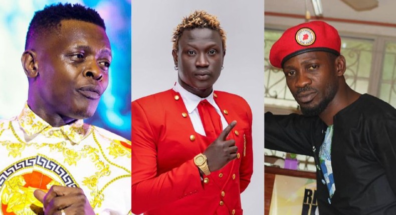 Jose Chameleone, Gravity Omutujju and Bobi Wine