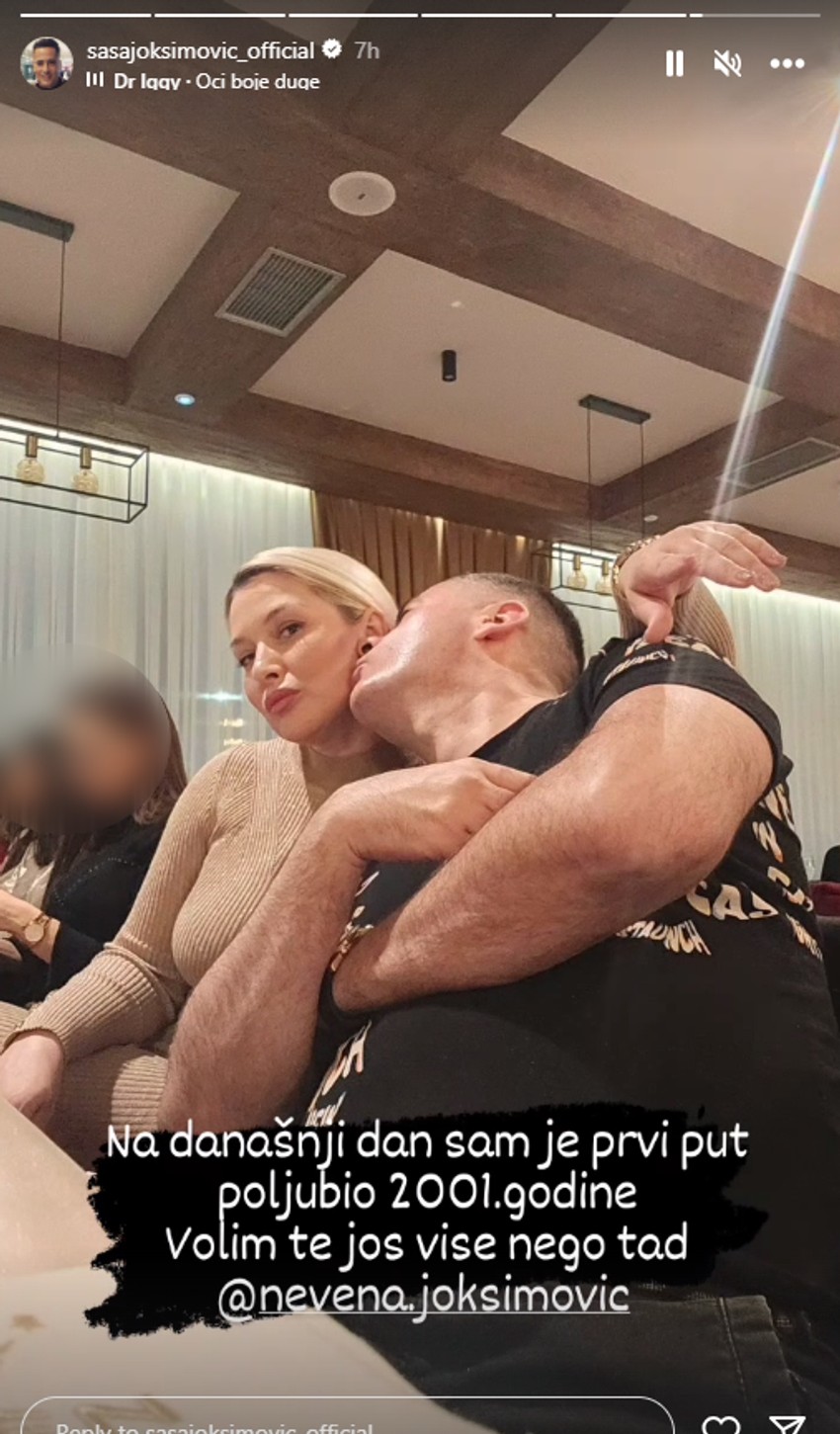 Saša Joksimović sa suprugom
