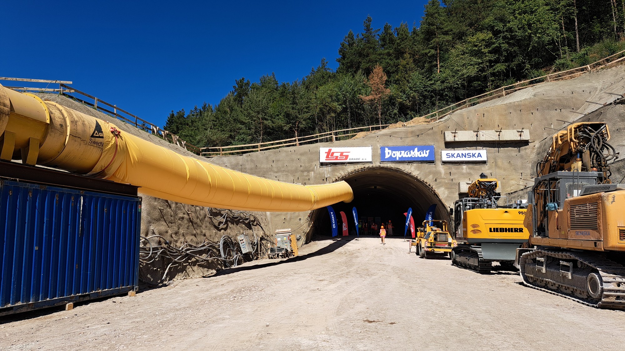 Pri Vydrníku razia nový železničný tunel Španí háj.