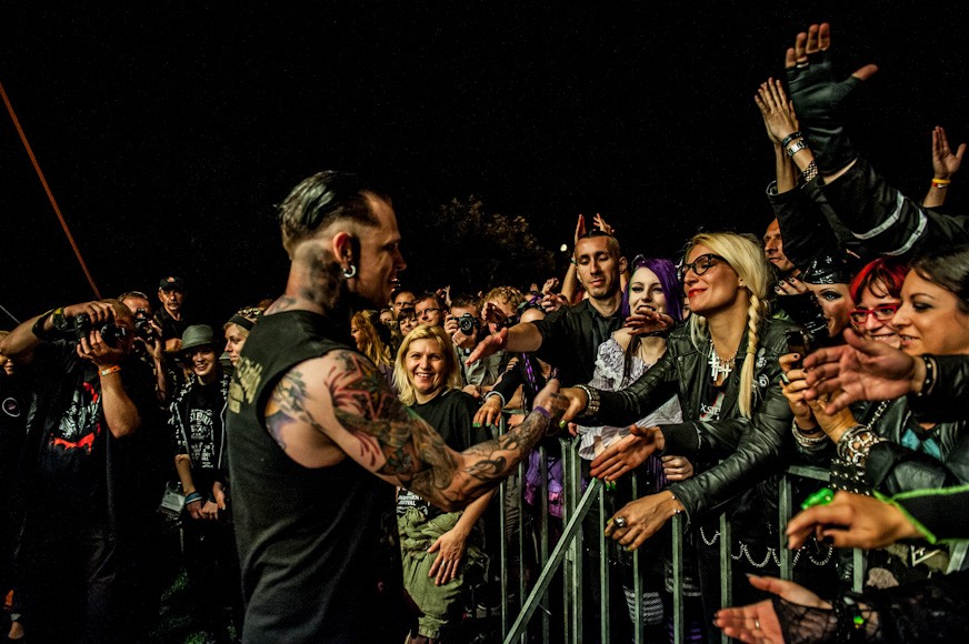 Combichrist na Castle Party 2012 (fot. Monika Stolarska / Onet)