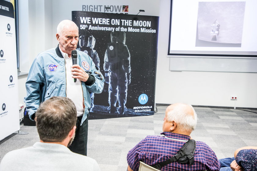 Astronauta Al Worden przyjechał do Polski