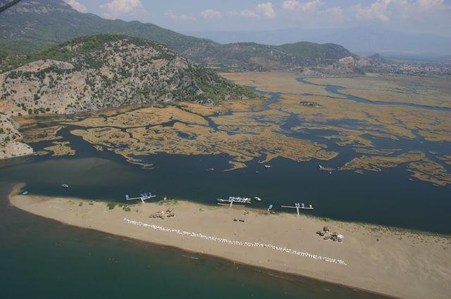 Galeria Turcja - "Zielony" Dalyan z lotu ptaka, obrazek 8