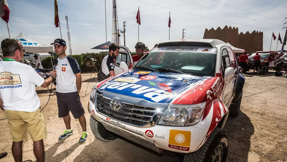 Rallye du Maroc: Przygoński kończy etap bez hamulca