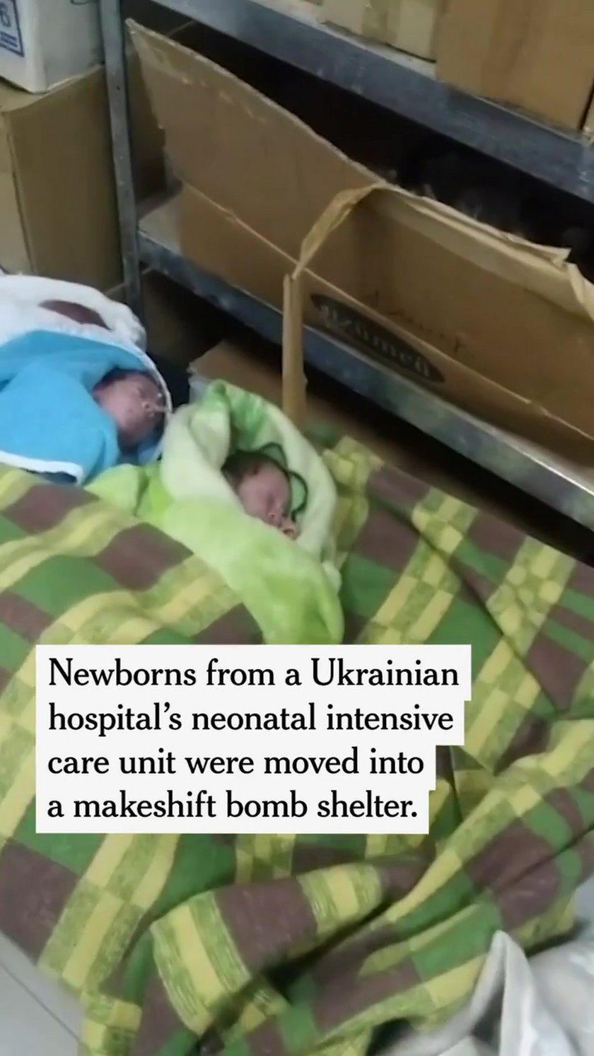 Wstrząsający film ze szpitala w mieście Dniepr opublikowany przez reportera New York Times