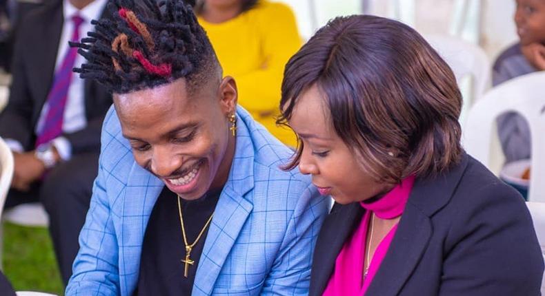 Jacque Maribe’s message to Eric Omondi as he turns a year older