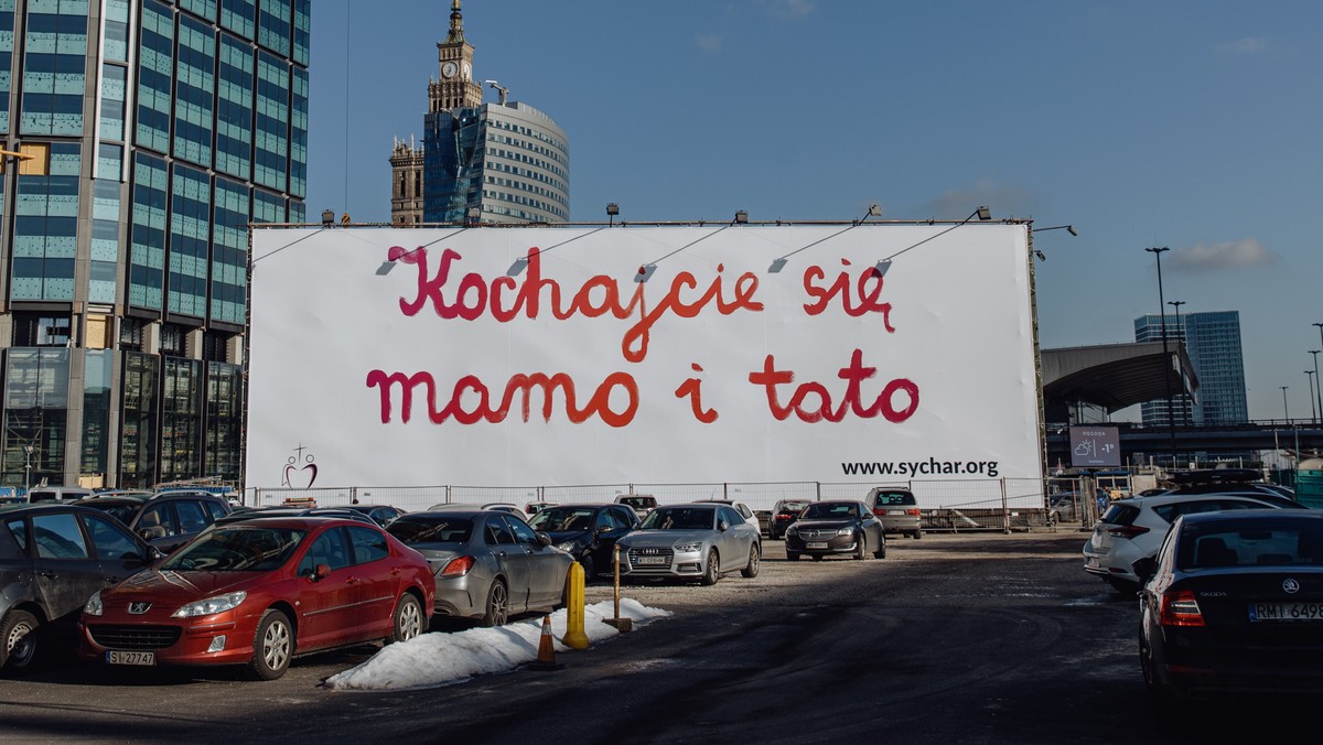 Billboardy Kochajcie się mamo i tato