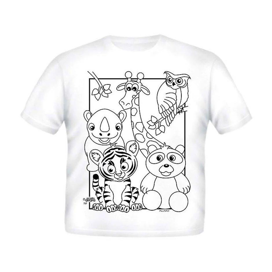 Just Add A Color Majica Zoo Animals 737