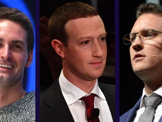 Na liście Forbes 400 znalazło się 12 miliarderów, którzy nie skończyli jeszcze 40. roku życia. Na zdj.: Evan Spiegel, Mark Zuckerberg i Trevor Milton