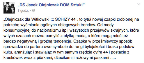 DS Jacek Olejniczak Dom Sztuki, fot. facebook