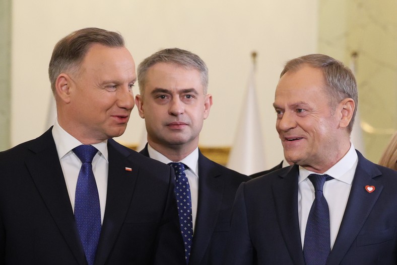 Andrzej Duda i Donald Tusk