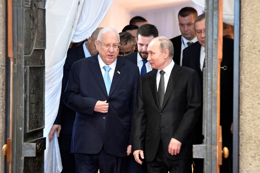 Reuven Rivlin i Władimir Putin