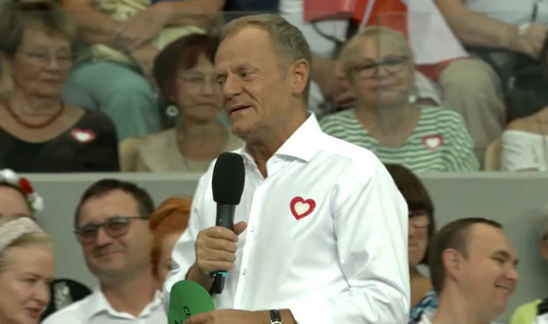 Donald Tusk na spotkaniu w Bydgoszczy