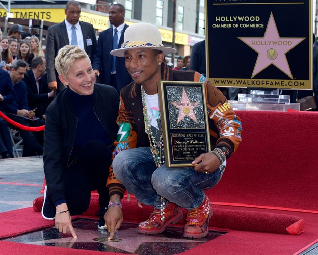 Pharrell Williams i Ellen DeGeneres